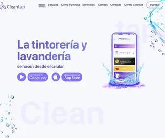 Cleantap.com.mx(Tintorería) Screenshot