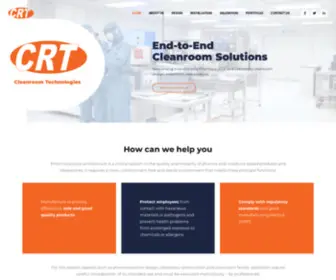 Cleantec.co.za(Cleanroom Technology) Screenshot