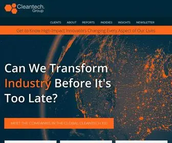 Cleantech.com(Cleantech Group) Screenshot