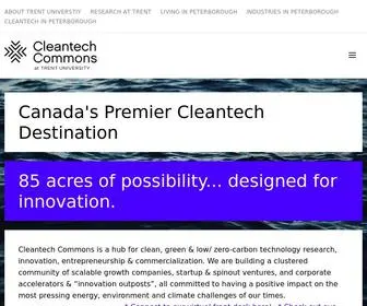 Cleantechcommons.ca(Cleantech Commons) Screenshot