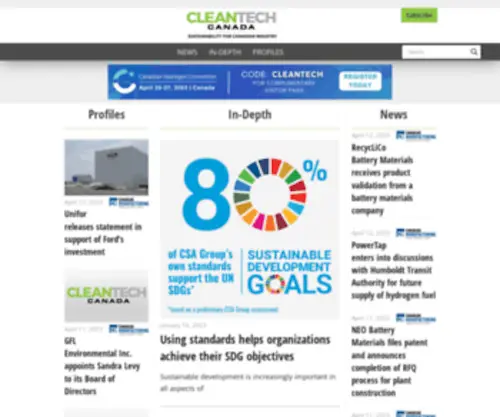 Cleantechnology.ca(cleantechnology) Screenshot