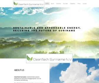 Cleantechsuriname.com(Home) Screenshot