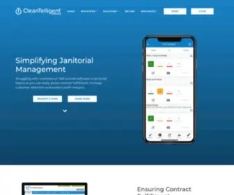 Cleantelligent.com(Janitorial Management Software for Building Service Contractors) Screenshot