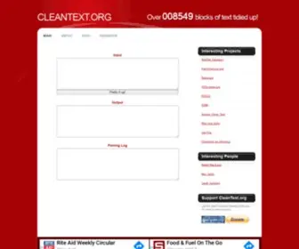 Cleantext.org(Keep it Clean) Screenshot