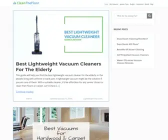 Cleanthefloor.com(Vacuum Cleaner Reviews & Comparison) Screenshot