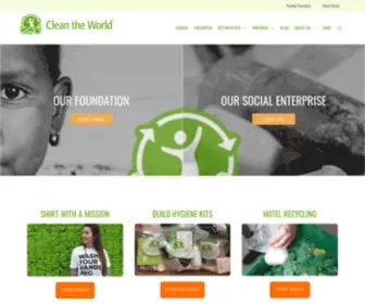 Cleantheworld.org(Clean the World) Screenshot