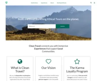 Cleantravel.org(Unique Ethical Adventures) Screenshot