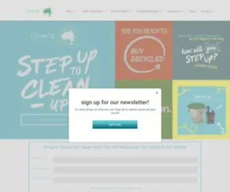 Cleanup.org.au(Clean Up Australia) Screenshot