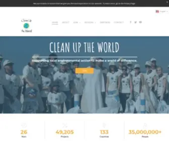 Cleanuptheworld.org(Clean Up The World) Screenshot