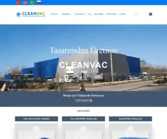Cleanvac.com(Temizlik Makinalarında ve Elektikli Araçlarda Lider Marka) Screenshot