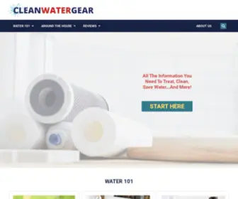 Cleanwatergear.com(Clean Water Gear) Screenshot