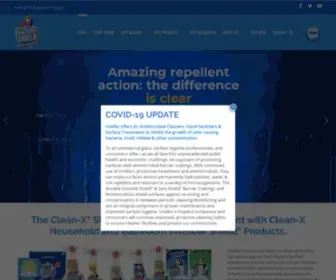 Cleanxproducts.com(Clean-X Advanced Surface Care) Screenshot