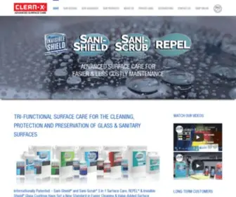 Cleanxprofessional.com(Clean-X Janitorial Products) Screenshot