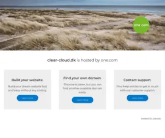 Clear-Cloud.dk(Hosted by) Screenshot