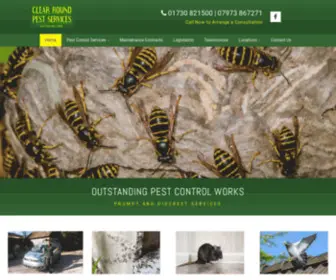 Clear-Round-Pests.co.uk(Pest control technicians) Screenshot