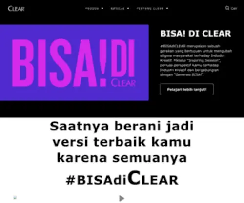 Clear.co.id(Beranda) Screenshot