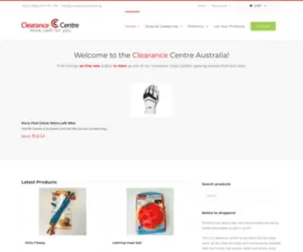 Clearancecentre.com.au(Clearance Centre Australia) Screenshot