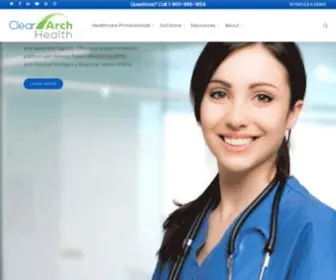 Cleararchhealth.com(Landing Page) Screenshot