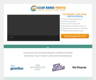 Clearbonusprofits.com Screenshot