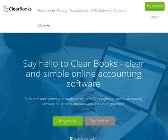 Clearbooks.co.uk(Clear Books) Screenshot