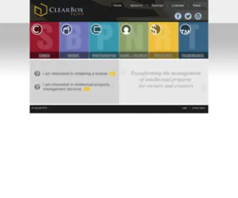 Clearboxrights.com(ClearBox Rights) Screenshot