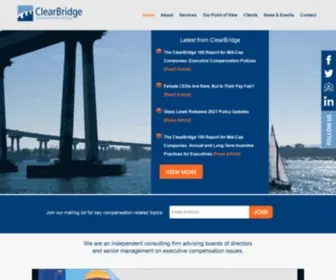 Clearbridgecomp.com(Executive Compensation Consultants) Screenshot