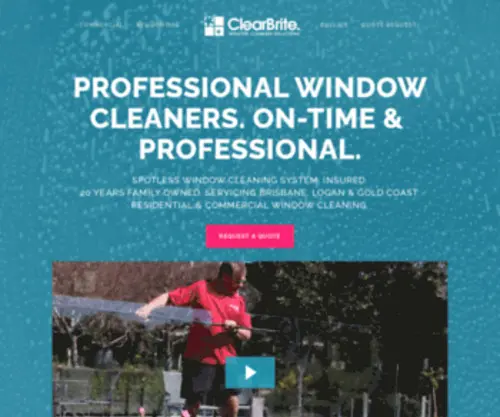 Clearbrite.com.au(Window Cleaning Solutions) Screenshot