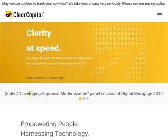 Clearcapital.com(Clear Capital) Screenshot