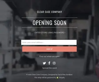 Clearcasecompany.com(Flat Pack Lego Display Cases) Screenshot
