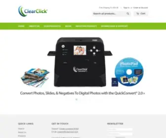Clearclicksoftware.com(A Leader in Providing Easy To Use Technology) Screenshot