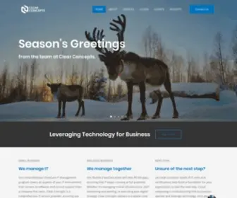 Clearconcepts.ca(Managed IT Services) Screenshot