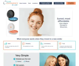 Clearconvenience.com(Choose Clear Convenience for Invisalign that's Fast) Screenshot