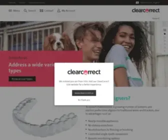 Clearcorrect.com(Your partner in ortho) Screenshot