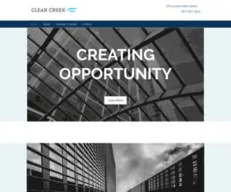 Clearcreek.capital(Clear Creek Capital) Screenshot