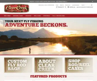 Clearcreek.net(Clear Creek Fishing Gear) Screenshot