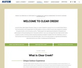 Clearcreekcamp.org(Clear Creek Camp) Screenshot