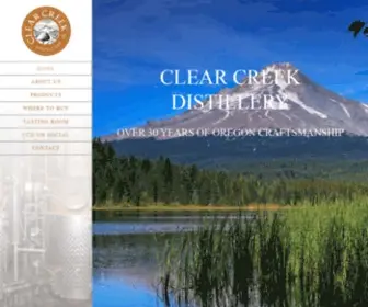 Clearcreekdistillery.com(Clear Creek Distillery) Screenshot