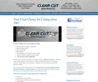 Clearcutmetal.com(Clear Cut Metal Works Inc) Screenshot