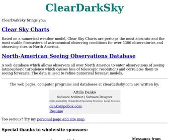 Cleardarksky.com(Cleardarksky) Screenshot