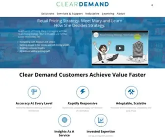 Cleardemand.com(Optimized Pricing Strategies & Markup Formulas for Smarter Commerce) Screenshot