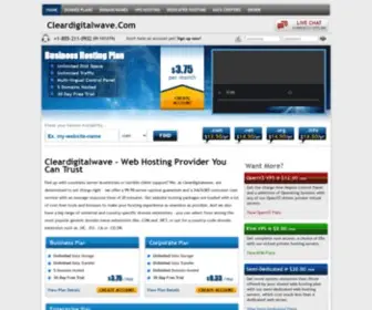 Cleardigitalwave.com(Web Hosting) Screenshot