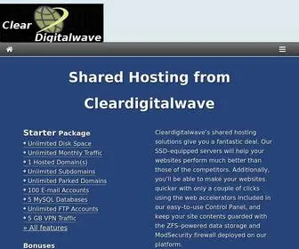 Cleardigitalwave.net(Shared Hosting from Cleardigitalwave) Screenshot