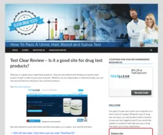 Cleardrugtests.com(Cleardrugtests) Screenshot