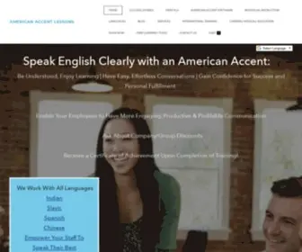 Clearenglishspeech.com(AMERICAN ACCENT LESSONS) Screenshot