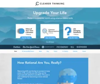 Clearerthinking.org(Clearer Thinking) Screenshot