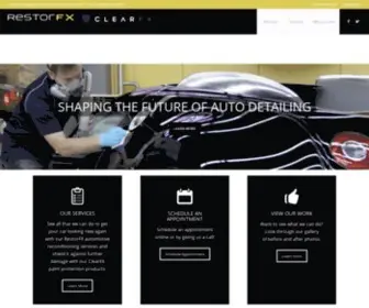 ClearfXautorefinish.com(Auto Reconditioning in Salt Lake City & Clearfield) Screenshot