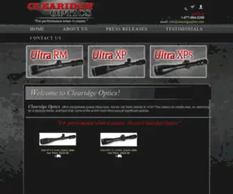 Clearidgeoptics.com(Clearidge Optics) Screenshot