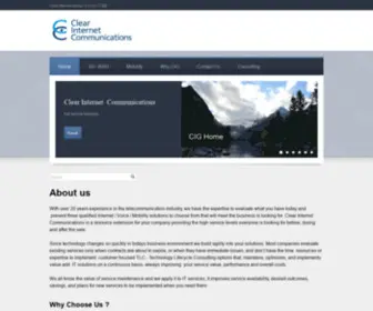 Clearigroup.com(Small Business Wireless Internet Solution Dallas) Screenshot