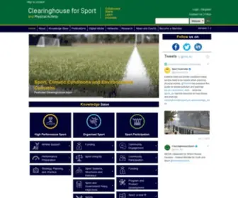 Clearinghouseforsport.gov.au(The clearinghouse for sport) Screenshot