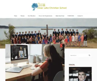 Clearlakechristianschool.com(Clear Lake Christian) Screenshot